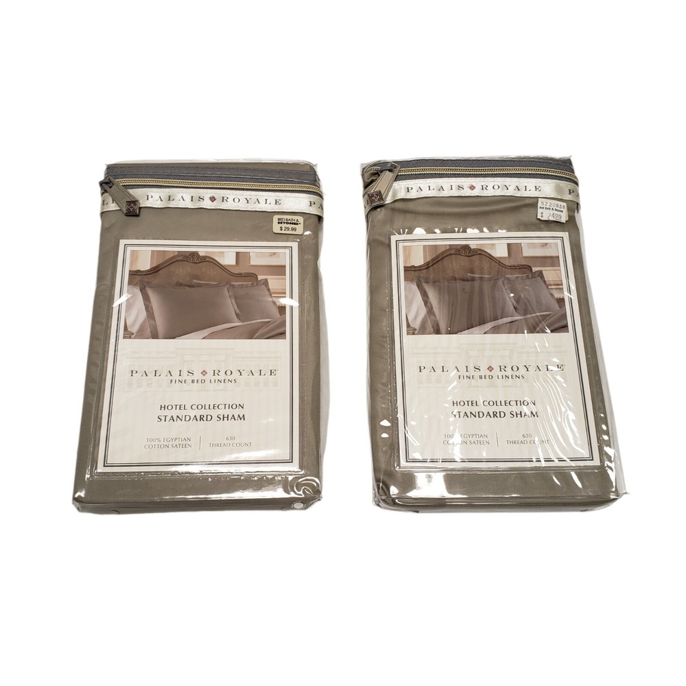 New In Package X2 Barbara Barry Glassblock Stitch Quilted‎ Euro Pillow Sham Pair